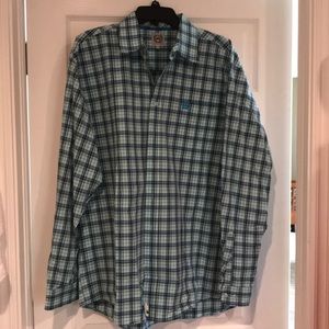 Men’s Cinch Turquoise Button Down Shirt